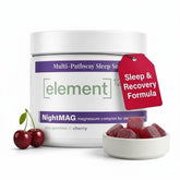 ELEMENT12 NightMAG Magnesium Gummies front view with cherry flavour