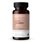 Elements Whole Food Vitamin C 60 Capsules front view