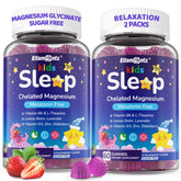 ELLAMENTZ Kids Sleep Gummies front view with packaging