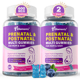 ELLAMENTZ Prenatal Multivitamin Gummies front view