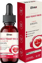 Elysx Red Yeast Rice with CoQ10 Drops 1200mg front view