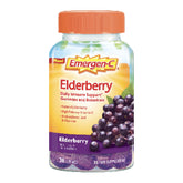 Emergen-C Elderberry Gummies front view packaging