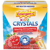 Emergen-C Kidz Crystals strawberry flavour box front view
