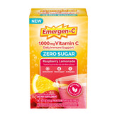 Emergen-C Vitamin C Powder 1000 mg Raspberry Lemonade front view