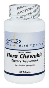 Energetix Flora Chewable Tablets 60 count front view