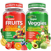 EnvyCure Fruits and Veggies Gummies front view with packaging