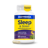 Enzymedica Sleep & Stress Lemon Balm Phytosome Capsules front view