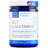 Essential Stacks L-Glutamine Powder front view 301g
