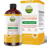 ESUNM Women's Liquid Multivitamin 450g Peach Mango flavour front view