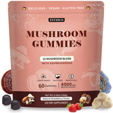 esverco Mushroom Gummies 4000mg front view with strawberry flavour