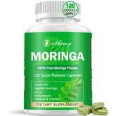 etheray Moringa Capsules 100g front view of packaging