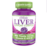 EThistle Milk Thistle Supplement 180 caplets front view
