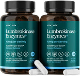 Etta Vita Lumbrokinase Enzyme Supplement 40mg front view