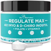 Eu Natural Regulate Max Myo-Inositol Powder front view packaging