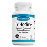 EuroMedica Iodine Wellness Supplement 90 Capsules front view