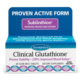 EuroMedica L-Glutathione Antioxidant Supplement 60 Tablets front view