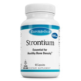 EuroMedica Strontium Citrate Bone Support Supplement 90 Capsules front view