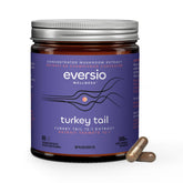 Eversio Wellness Organic Turkey Tail Capsules 1000mg front view