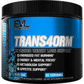 Evlution Trans4orm Fat Burner Powder 209g front view