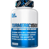Evlution Turmeric Curcumin Capsules 60 Count front view