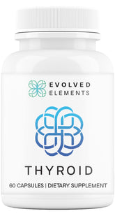 Evolved Elements Thyroid Extracts 200mg capsule bottle front view
