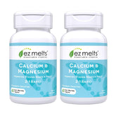EZ Melts Calcium & Magnesium Supplement front view packaging