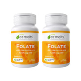 EZ Melts Folate Supplement 1,667 mcg front view