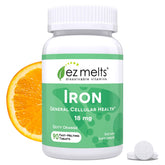 EZ Melts Iron Supplement 50g front view packaging