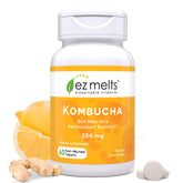 EZ Melts Kombucha Tablets front view with packaging