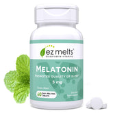 EZ Melts Melatonin 5mg sleep supplement front view
