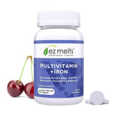 EZ Melts Multivitamin + Iron 100g front view