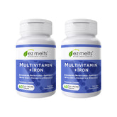 EZ Melts Multivitamin Iron-Free 200g front view