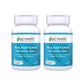 EZ Melts Multivitamin without Iron 191g front view