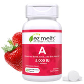 EZ Melts Vitamin A 1500 mcg supplement front view