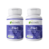 EZ Melts Zinc Dissolvable Tablets 30mg front view