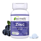 EZ Melts Zinc Dissolvable Tablets front view packaging