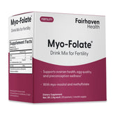 Fairhaven Health Myo-Folate Powder box with 30 stick packs