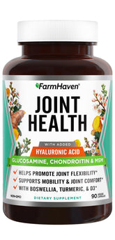 FarmHaven Joint Support Supplement front view with capsule details