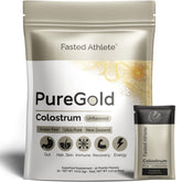 Fasted Athlete Bovine Colostrum Supplement packaging front view
