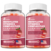 Femmetra B-Complex Gummies bottle front view with 60 gummies