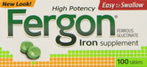 Fergon Iron Supplement 27mg front view with packaging