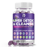 FIDERNIC Milk Thistle Supplement 60 softgels front view
