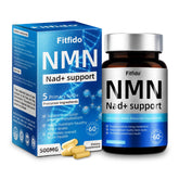 Fitfido 5-in-1 NAD+ Precursor Complex 60 capsules front view