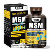 Fitfido MSM Supplement 1000mg bottle front view