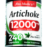 FITO MEDIC'S Artichoke Herbal Supplement 240 capsules front view