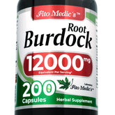 FITO MEDIC'S Burdock Root Organic Capsules 12000mg front view