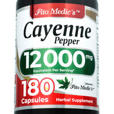 FITO MEDIC'S Cayenne Pepper Capsules 600mg front view