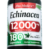 FITO MEDIC'S Echinacea Herbal Supplement 180 capsules front view