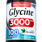 FITO MEDIC'S Glycine Amino Acid supplement bottle front view