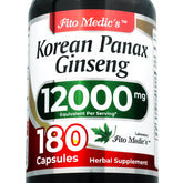 FITO MEDIC'S Korean Ginseng 180 capsules bottle front view